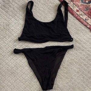 Superdown Black Bikini Set